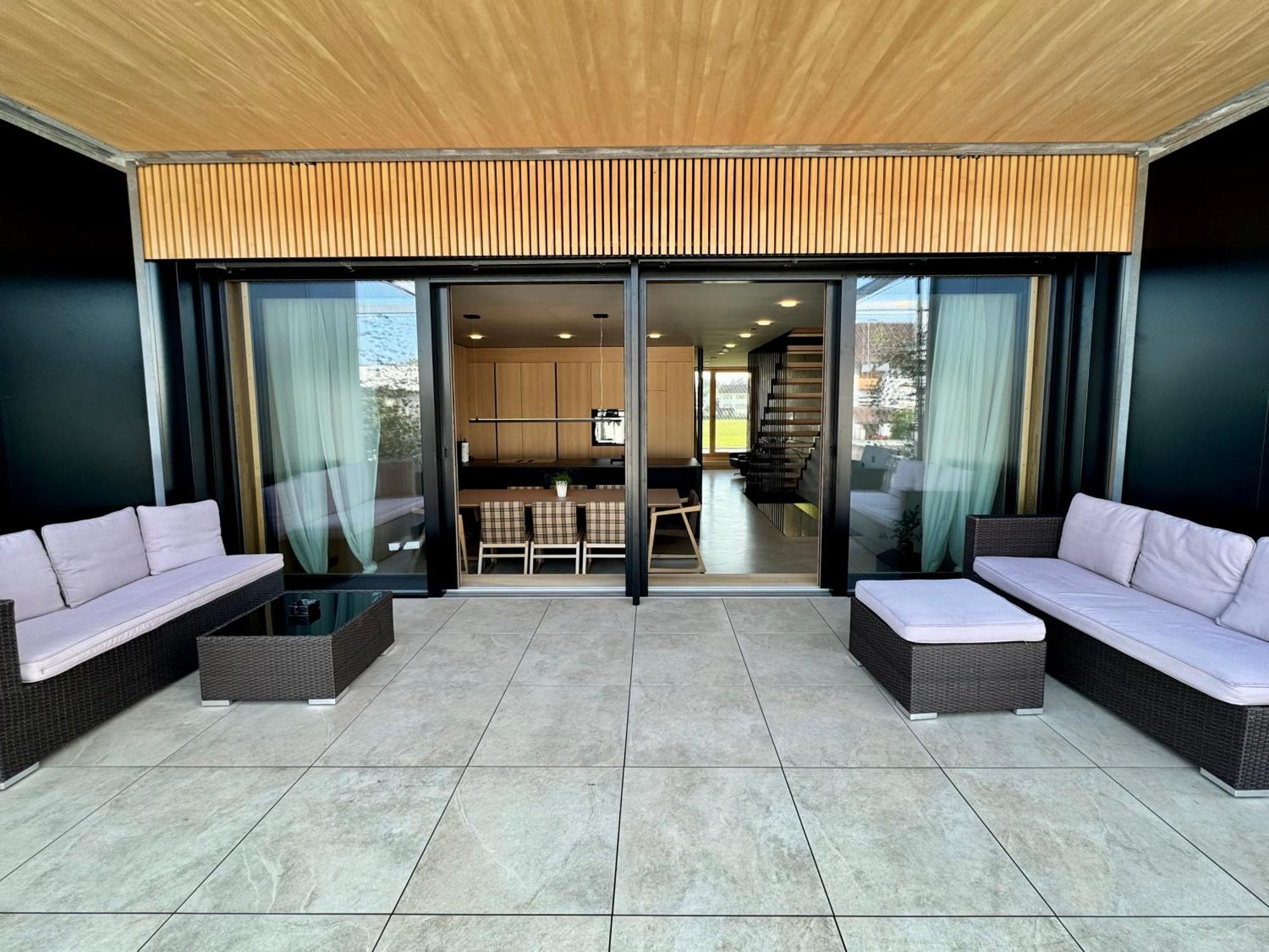 Altach Architektenhaus Rhaa Mit Terrassen מראה חיצוני תמונה